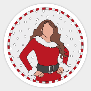 Mariah Season Greetings Sticker